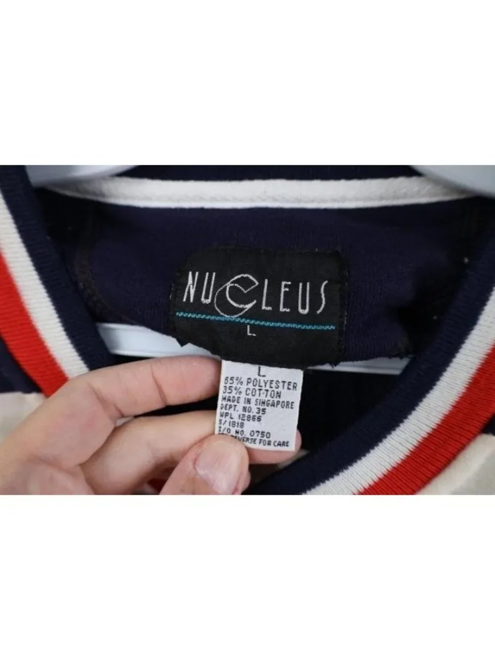 Vintage 90s Streetwear Mens Large Color Block Full Button Warm Up Track Jacket